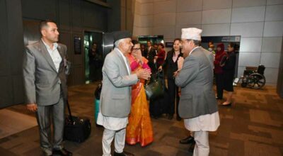 राष्ट्रपति रामचन्द्र पौडेल कतारमा