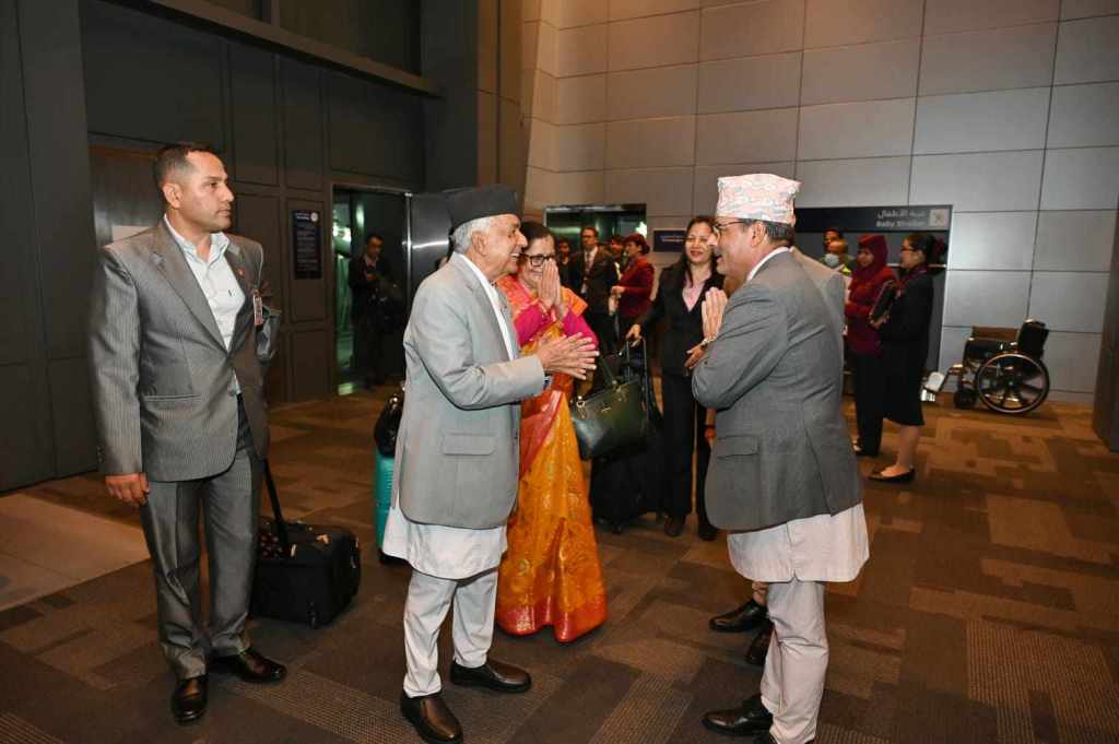 राष्ट्रपति रामचन्द्र पौडेल कतारमा