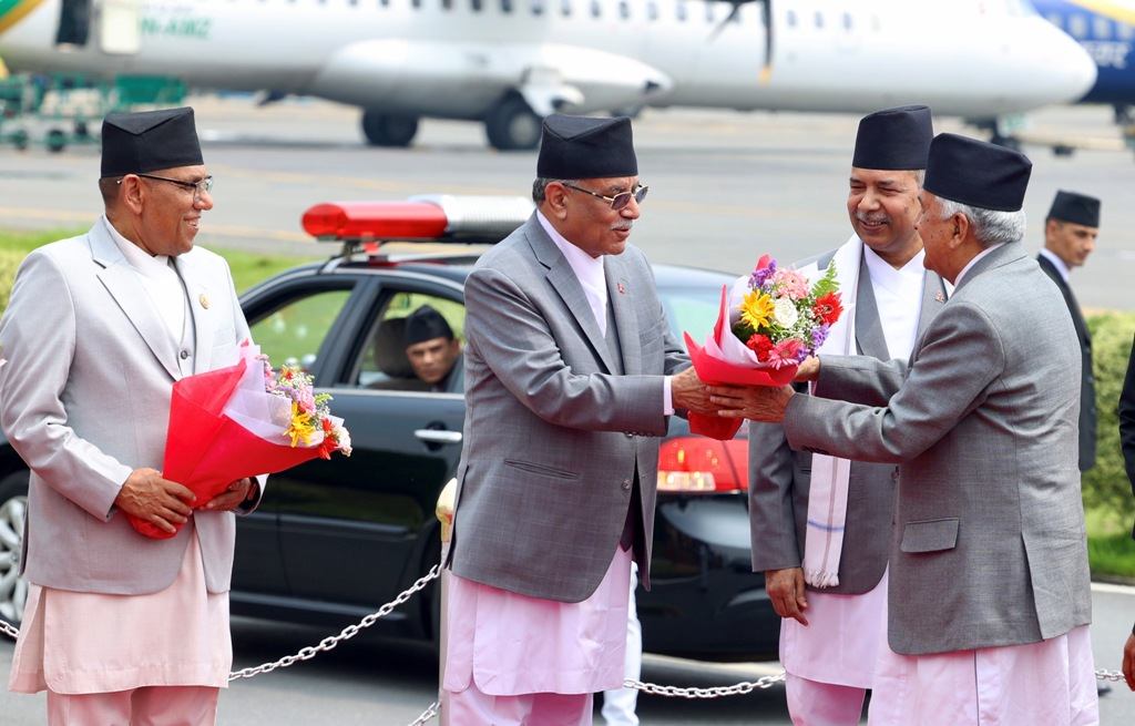 राष्ट्रपति रामचन्द्र पौडेल स्वदेश फिर्ता