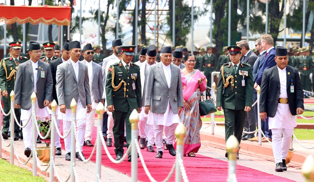 राष्ट्रपति रामचन्द्र पौडेल स्वदेश फिर्ता