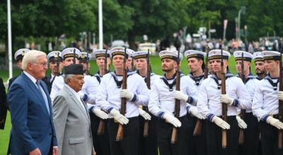 राष्ट्रपति पौडेललाई जर्मनीमा गार्ड अफ अनर