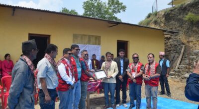 चन्दा संकलन गरेर विद्यालय भवन निर्माण