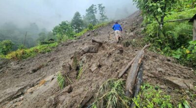 ताप्लेजुङमा बाढीपहिरो