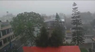 काठमाडौँ उपत्यकामा वर्षा