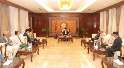 बालुवाटार पुगेर एमालेका मन्त्रीहरूले दिए सामूहिक राजीनामा