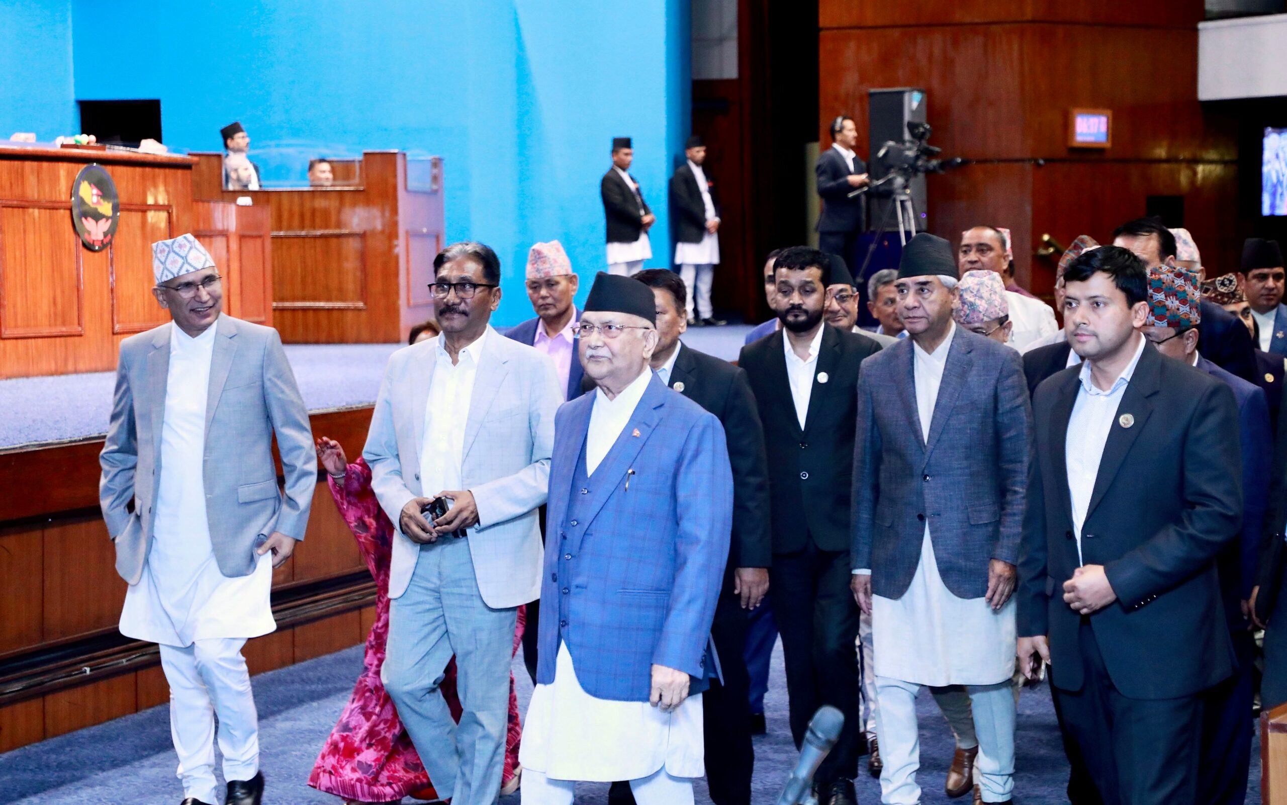 प्रधानमन्त्री ओलीले संसदबाट पाए दुई तिहाइ विश्वासको मत