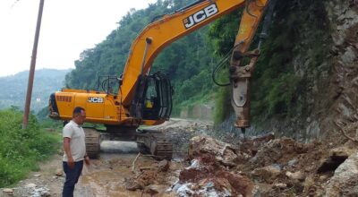 चार दिनदेखि अवरुद्ध बुद्धसिंह मार्ग खुल्यो