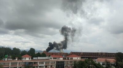 त्रिभुवन विमानस्थलमा सौर्य एयरलाइन्सको जहाज दुर्घटना