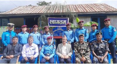 खोटाङको पेलुङमा अस्थायी प्रहरी चौकी स्थापना