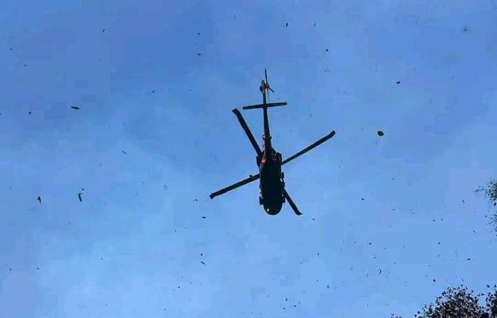 एयर डाइनेस्टीको हेलिकप्टर नुवाकोटमा दुर्घटना