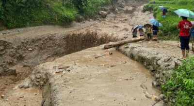 बागलुङको बडिगाड पहिरो