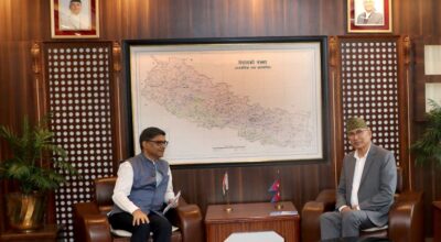 अर्थमन्त्री पौडेल र भारतीय विदेश सचिव मिस्रीबीच शिष्टाचार भेटवार्ता