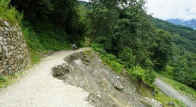 घोडेपानी सडक अवरुद्ध