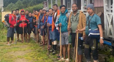 पर्यटन पदमार्ग गोसाइँकुण्ड जाने तीर्थालुले भरिभराउ