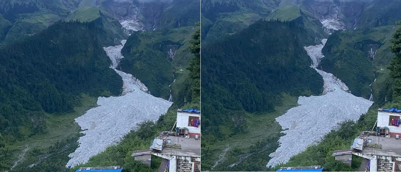 मुस्ताङको थासाङमा पुनःहिउँपहिरो, बोक्सीखोला थुनियो