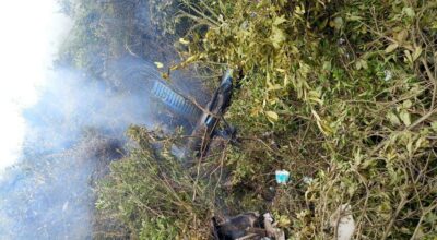 एयर डाइनेस्टीको हेलिकप्टर दुर्घटना