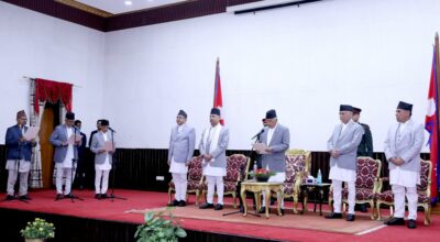 नवनियुक्त तीन प्रदेश प्रमुखले लिए शपथ