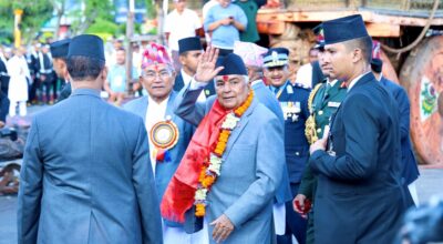 राष्ट्रपति पौडेलद्वारा भोटोजात्रा अवलोकन