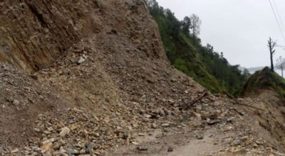 छिन्चु–जाजरकोट सडक अवरुद्ध