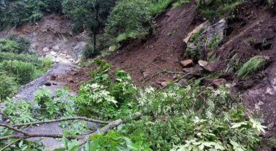 पश्चिम म्याग्दीको बेनी-दरबाङ सडक अवरुद्ध