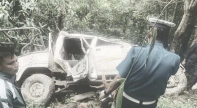 बागलुङमा जीप दुर्घटना