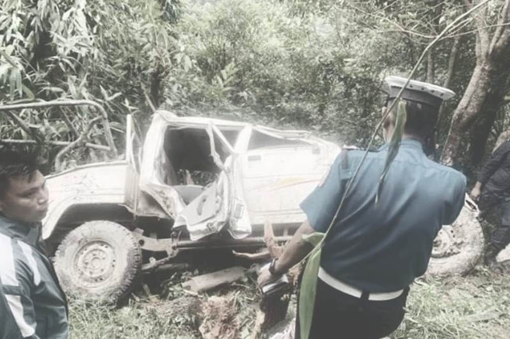 बागलुङमा जीप दुर्घटना