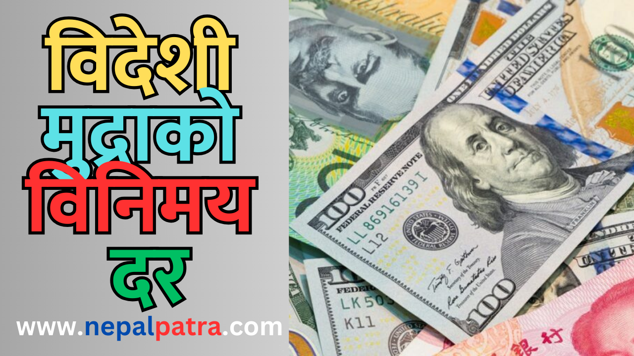 विदेशी मुद्राको विनिमयदर