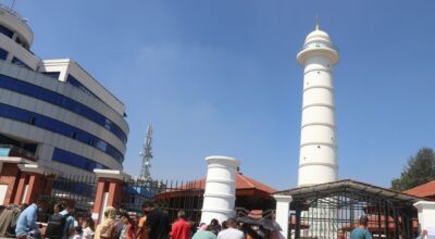 धरहरा चढ्नेको अत्यधिक भीड