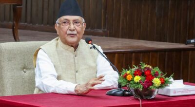 प्रधानमन्त्री केपी शर्मा ओली बालुवाटार