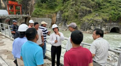 मध्यभोटेकोशीले एक महिनाभित्र बिजुली उत्पादन गर्दै