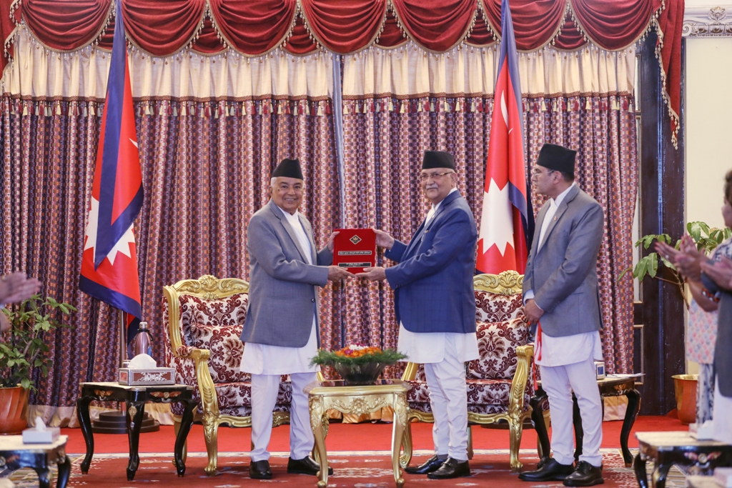 राष्ट्रपति पौडेलसमक्ष सुरक्षा परिषद्को प्रतिवेदन पेस