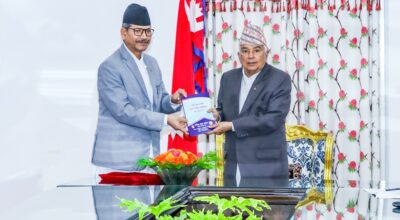 राष्ट्रपति पौडेलसमक्ष राष्ट्रिय दलित आयोगको प्रतिवेदन पेस