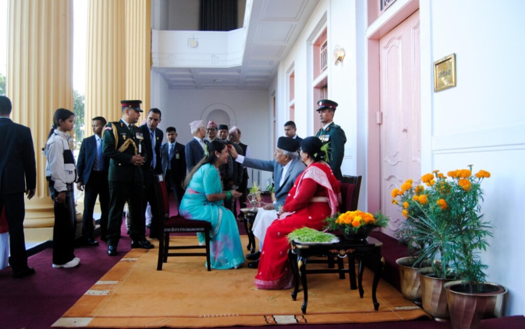 राष्ट्रपति पौडेलद्वारा शीतलनिवासमा सर्वसाधारणलाई टीका