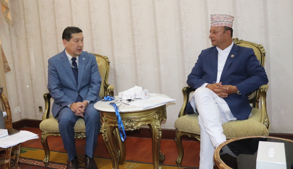 ऊर्जामन्त्री खड्का र विश्व खाद्य संगठनका प्रतिनिधिबीच भेटवार्ता