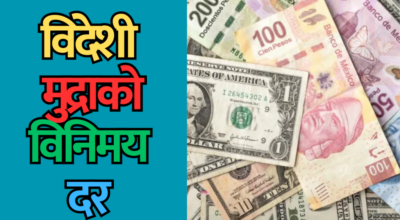 विदेशी मुद्राको विनिमय दर