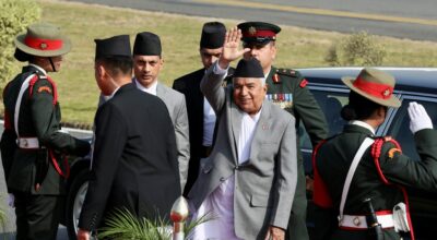 राष्ट्रपति रामचन्द्र पौडेल स्वदेश फिर्ता