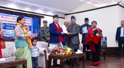 प्रधानमन्त्री ओलीलाई राष्ट्रिय ज्यापु दिवसका लागि परम्परागत निमन्त्रणा