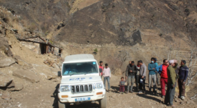 मुगुको लिब्रू गाउँमा पहिलो पटक पुग्यो गाडी