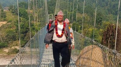 अरुणखोलामा पुल निर्माण