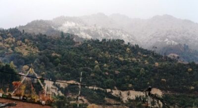 बाजुरामा वर्षासँगै हिमपात