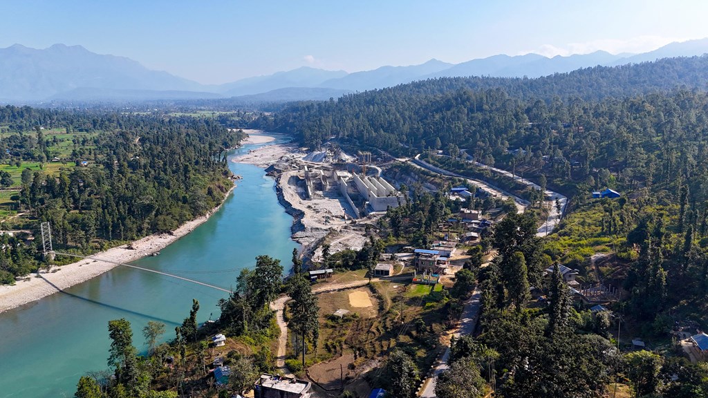 भेरी–बबई डाइभर्सन आयोजनाको ड्याम निर्माणस्थल