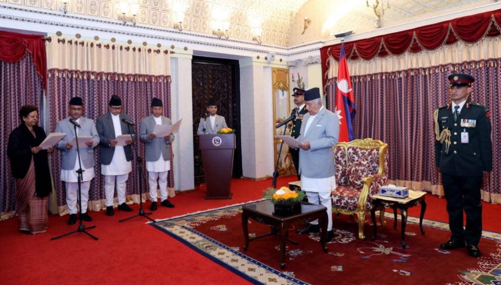 चार देशका लागि नवनियुक्त नेपाली राजदूतले लिए शपथ