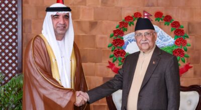 केपी शर्मा ओली र अब्दुल्लाह अल शम्सी