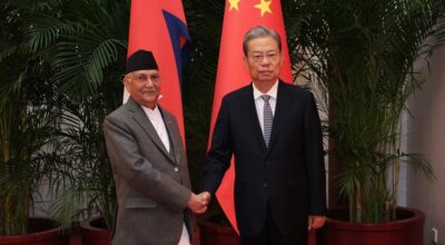 प्रधानमन्त्री ओली–सिपिसी अध्यक्ष भेटवार्ता