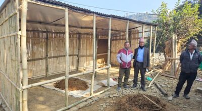 बाढीपहिरो प्रभावितलाई अस्थायी आवास