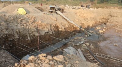 भमके खोलामा पुल निर्माण