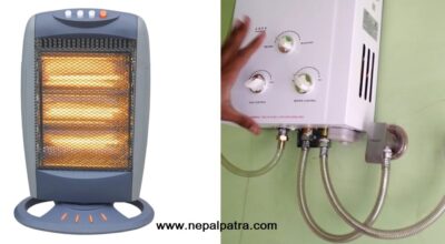 गिजर र हिटरको प्रयोग