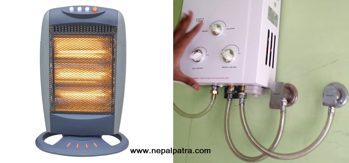 गिजर र हिटरको प्रयोग