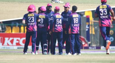 एनपिएल : जनकपुरले लुम्विनीलाई एक रनले जित्यो