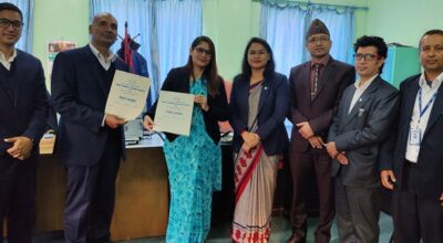 नेपाल बैंक र पोखरा अन्तर्राष्ट्रिय विमानस्थलबीच सम्झौता